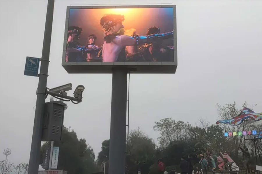P4 Outdoor led screen case in South Africa